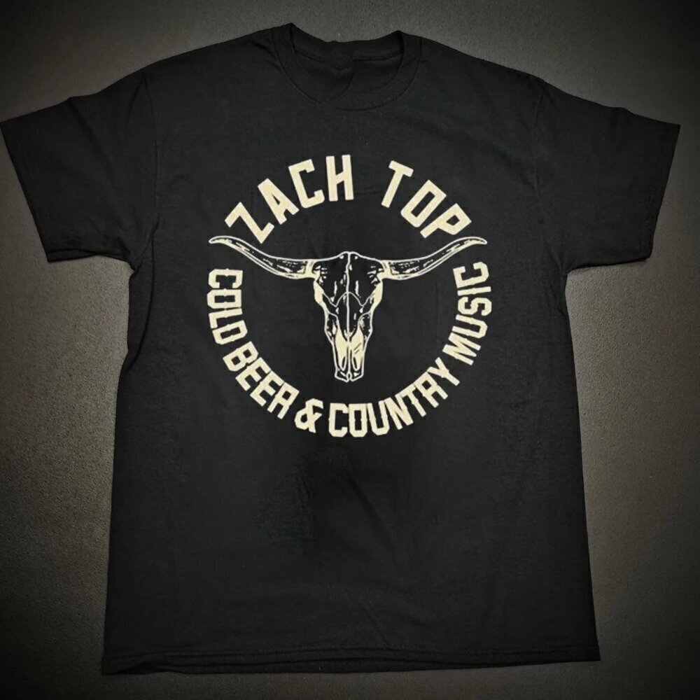 Zach Top 22 Country Music Tour Retro Western Concert Fans Graphic Gift T-Shirt